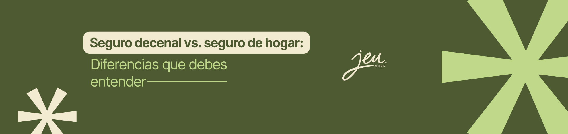 Web Seguro decenal VS. Seguro de hogar: Diferencias que debes entender